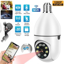 Ampoule Camera IP-WIFI FULL HD 1080P - 2 MP - V380 Pro - Prix Maroc