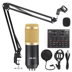 Microphone Studio BM800 avec carte son V8 Prix Maroc
