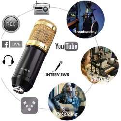 Microphone Studio BM800 avec carte son V8 Prix Maroc