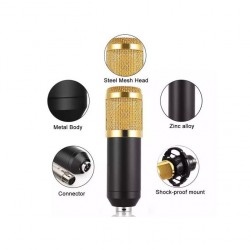 Microphone Studio BM800 avec carte son V8 Prix Maroc