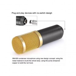 Microphone Studio BM800 avec carte son V8 Prix Maroc
