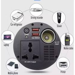 Convertisseur de Tension inverseur 150W, DC 12V à AC 220V Prix Maroc