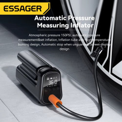 Aspirateur et Gonfleur sans Fil ESSAGER avec Power Bank Intégrée