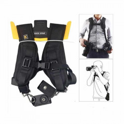 Gillet DOUBLE STRAP à Double Ceinture pour double appareil photo