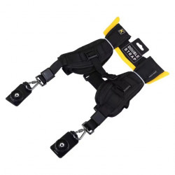Gillet DOUBLE STRAP à Double Ceinture pour double appareil photo